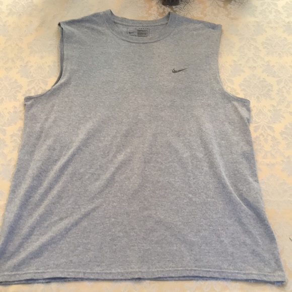 Nike graffiti “Just Do It” gray muscle tee - Picture 3 of 7
